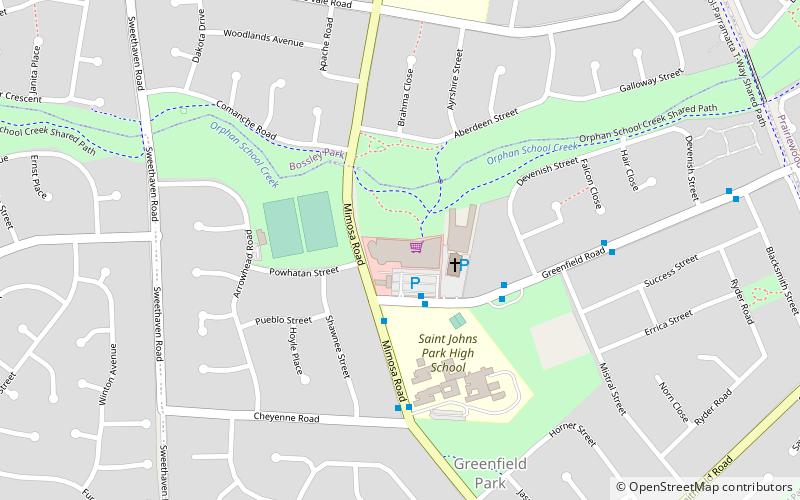 greenfield park shopping village sydney location map
