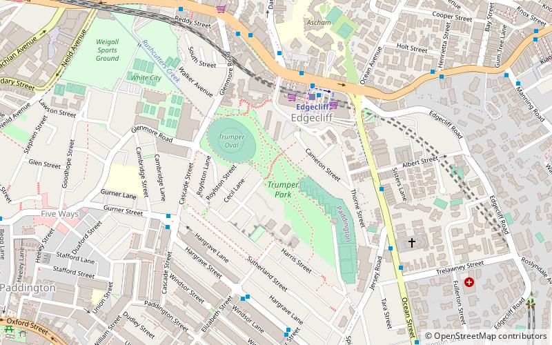 trumper park sydney location map