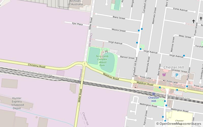 Terry Lamb Complex location map
