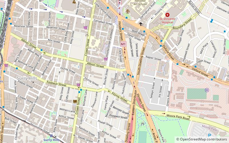 203-205 Albion Street location map