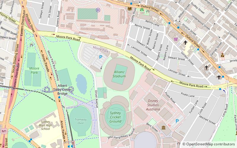 Sydney Football Stadium location map