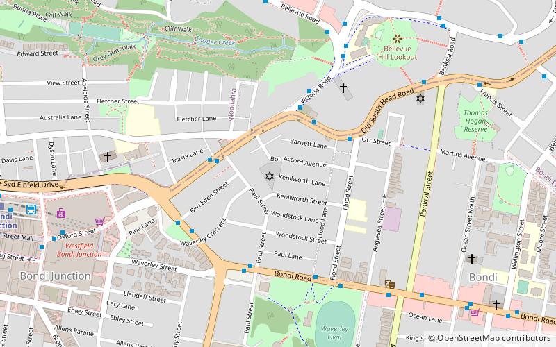central synagogue sydney location map