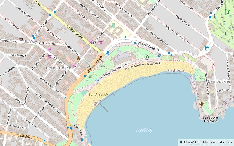 Bondi Beach Cultural Landscape location map