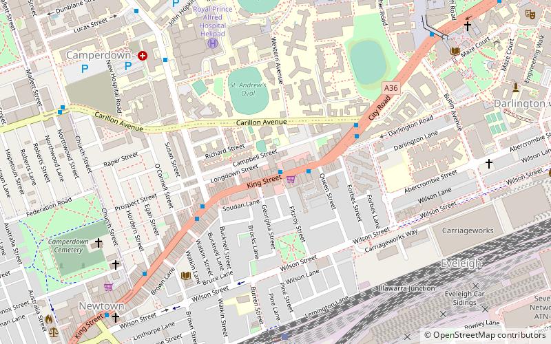 Trocadero location map
