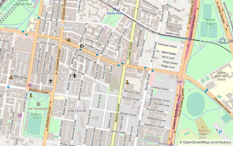 Surry Hills Shopping Village location map