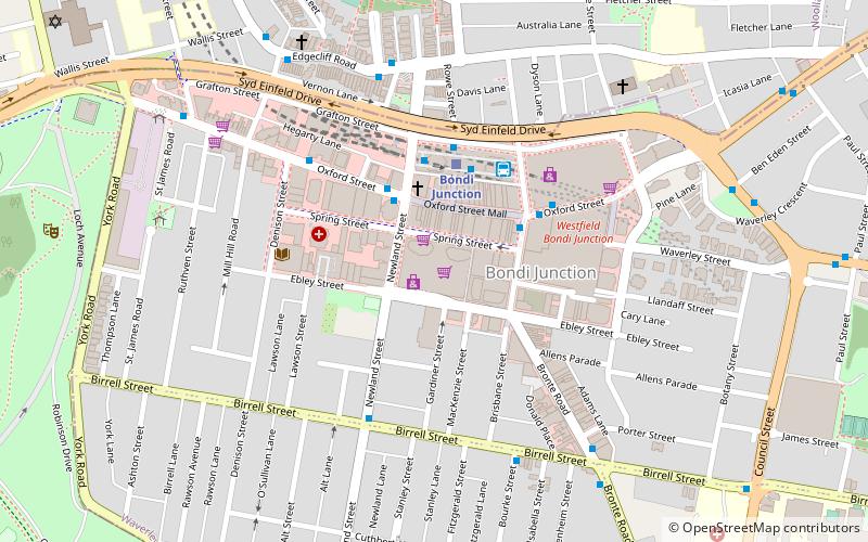 Eastgate Bondi Junction location map