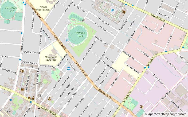 Marrickville Town Hall location map