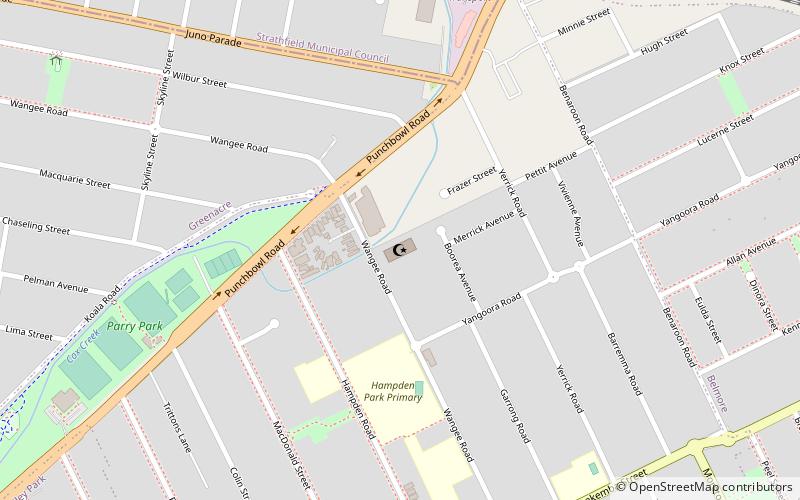 Lakemba Mosque location map