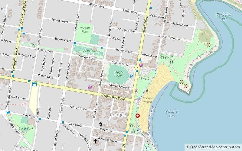 Coogee Oval location map