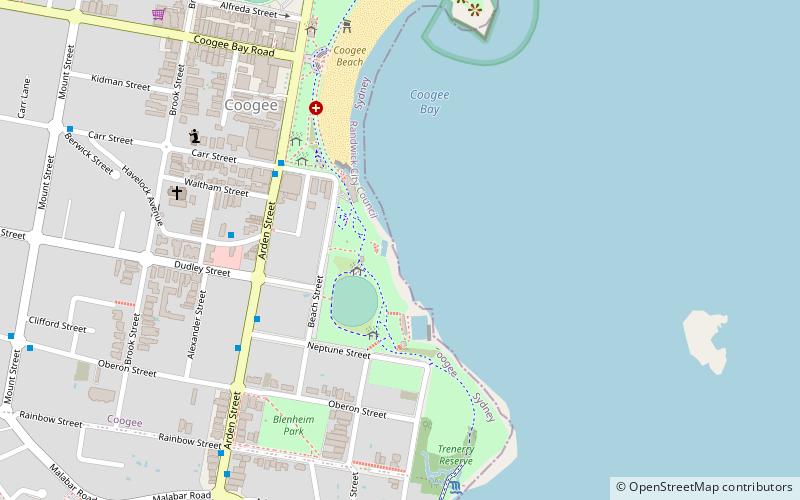 McIver Women's Baths location map