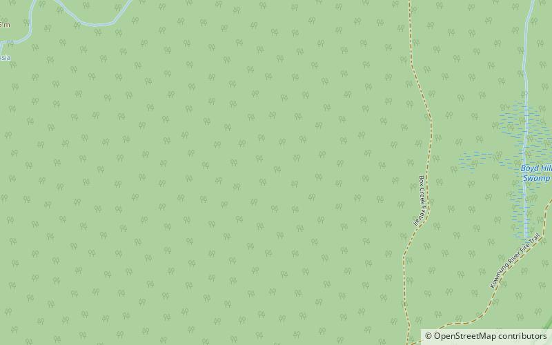 black banksia falls parque nacional kanangra boyd location map
