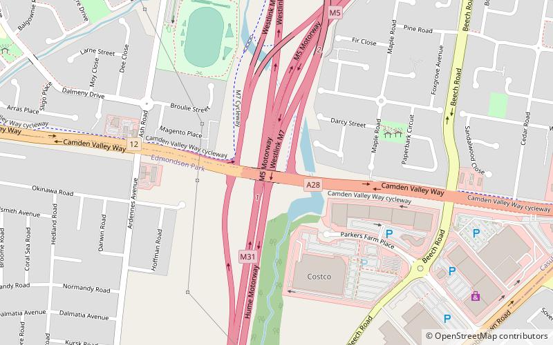 m7 cycleway sydney location map