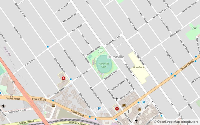Hurstville Oval location map