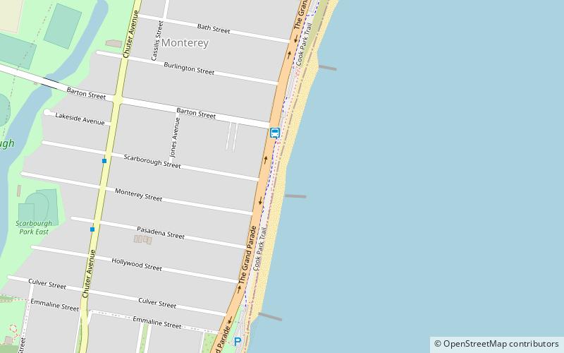 Lady Robinsons Beach location map