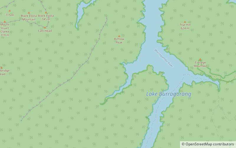 Lake Burragorang location map