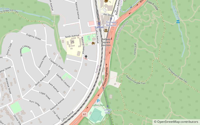 Loftus Junction railway signal box location map