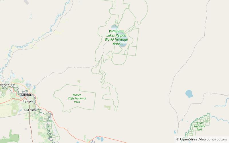 Région des lacs Willandra location map