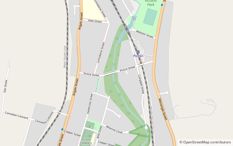 Victoria Bridge location map