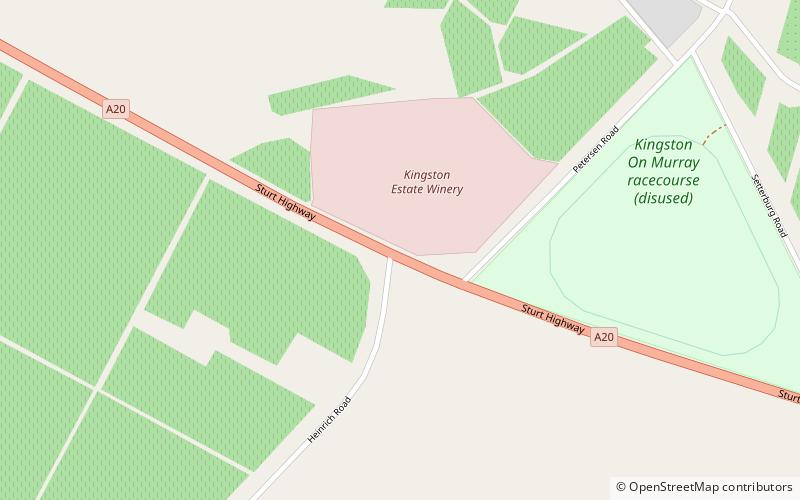 kingston estate kingston on murray location map