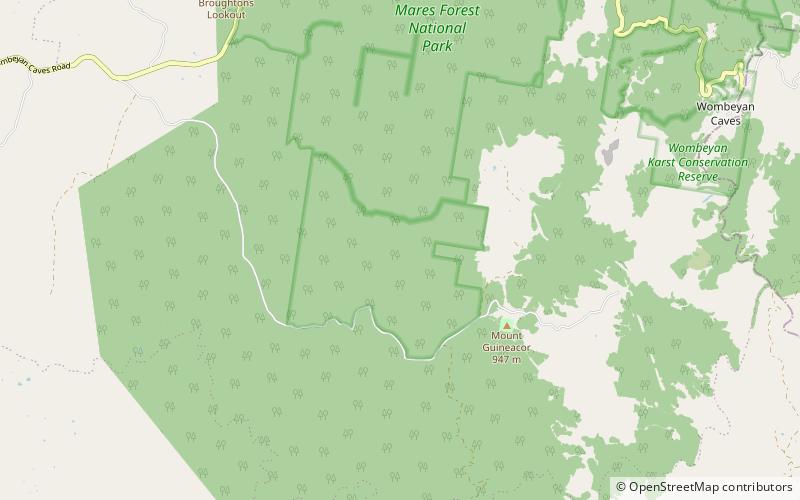 Mares Forest National Park location map