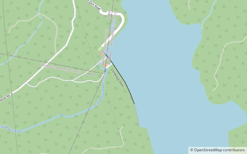 Cordeaux-Talsperre location map