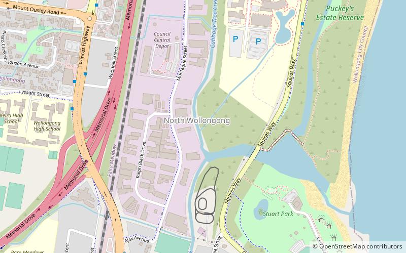 international house wollongong location map