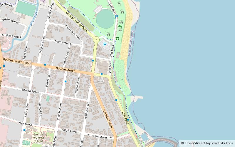 North Beach Precinct location map