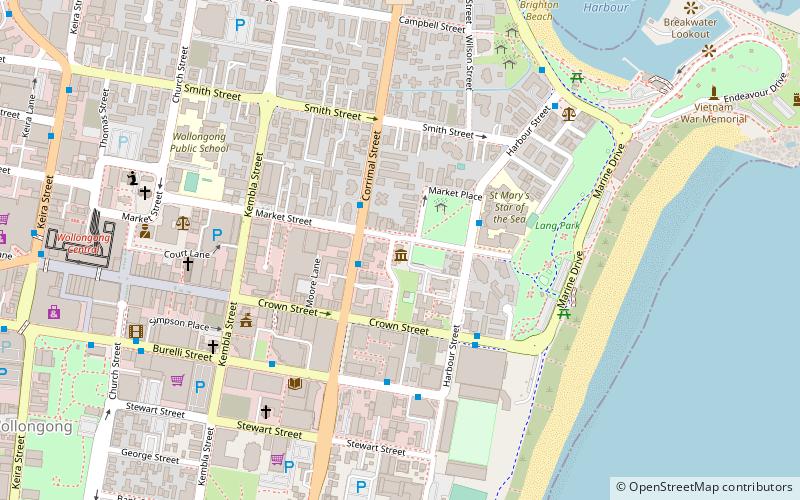 Old Wollongong Telegraph and Post Office location map