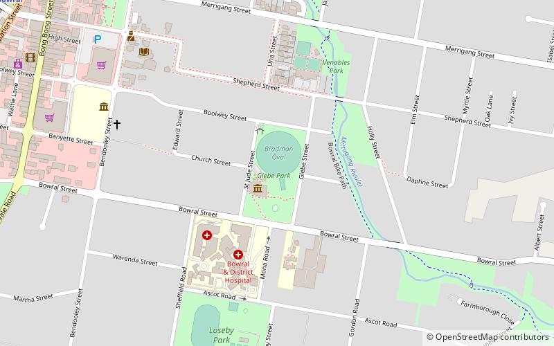 Bradman Oval location map