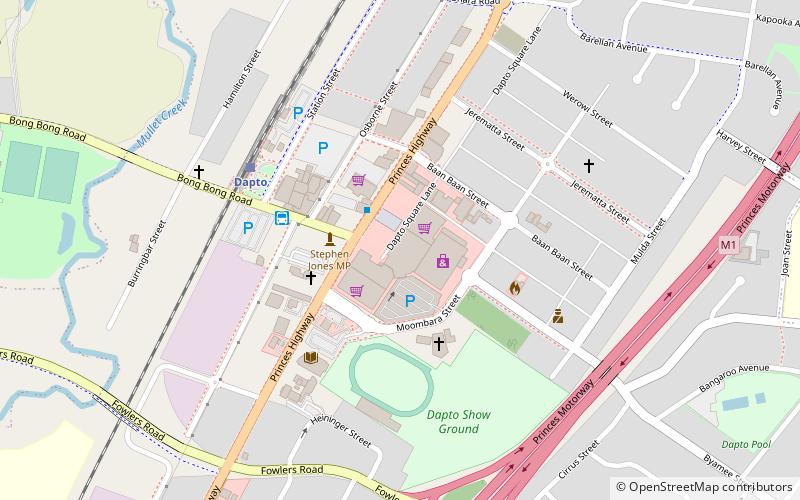 Dapto Mall location map