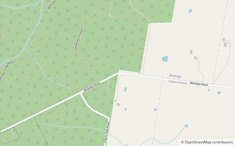 Belanglo State Forest location map