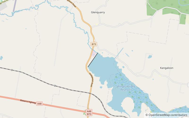 Wingecarribee Dam location map