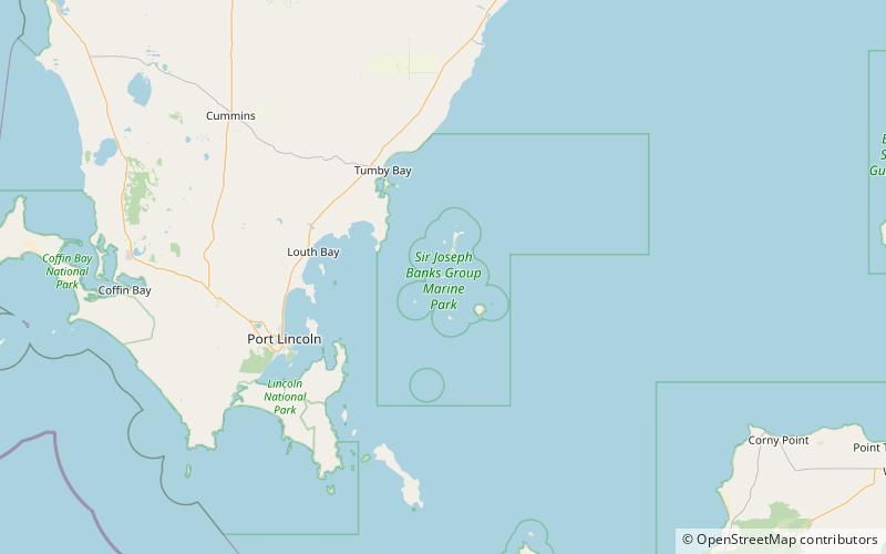 langton island sir joseph banks group conservation park location map