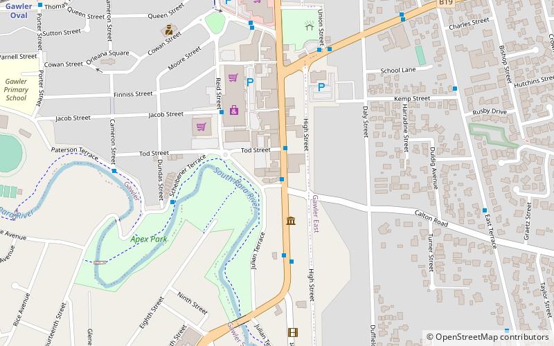 Gawler location map