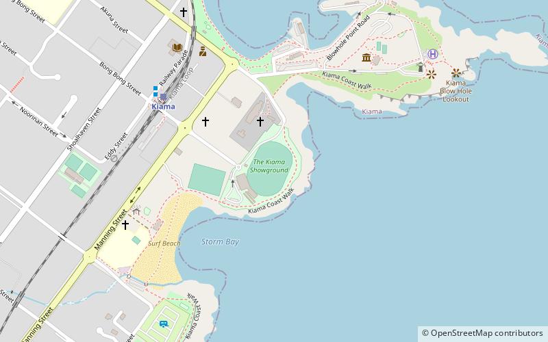 kiama showground location map