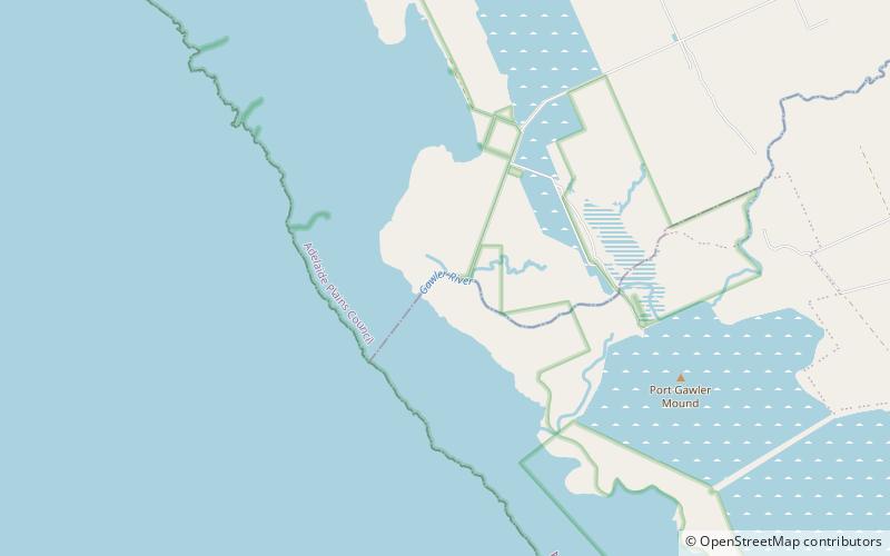 port gawler conservation park location map