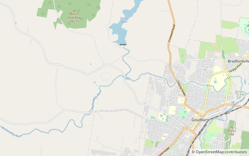 rossi bridge over wollondilly river goulburn location map