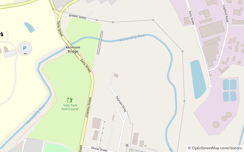 Riversdale location map