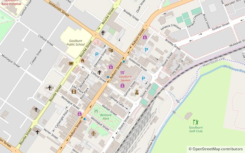 centro goulburn location map