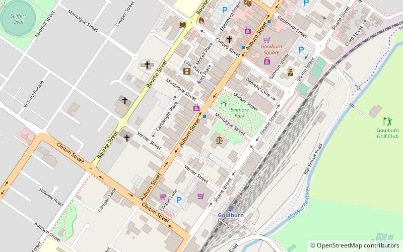 Goulburn Post Office location map