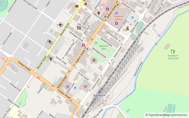 Goulburn Court House location map