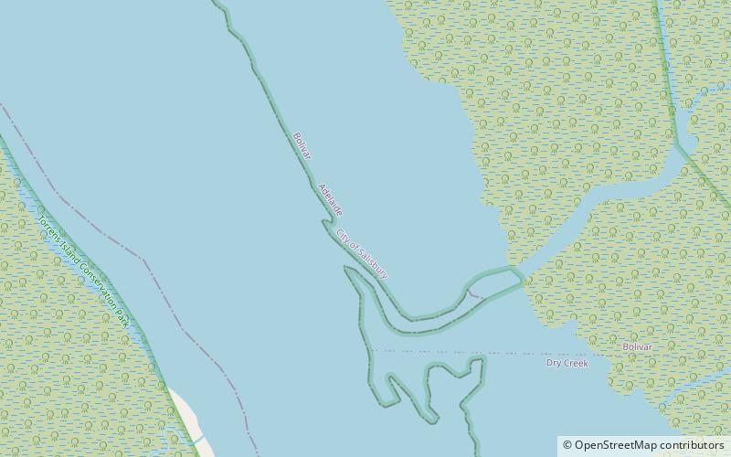 Barker Inlet – St Kilda Aquatic Reserve location map