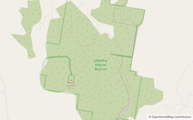 Ulandra Nature Reserve location map