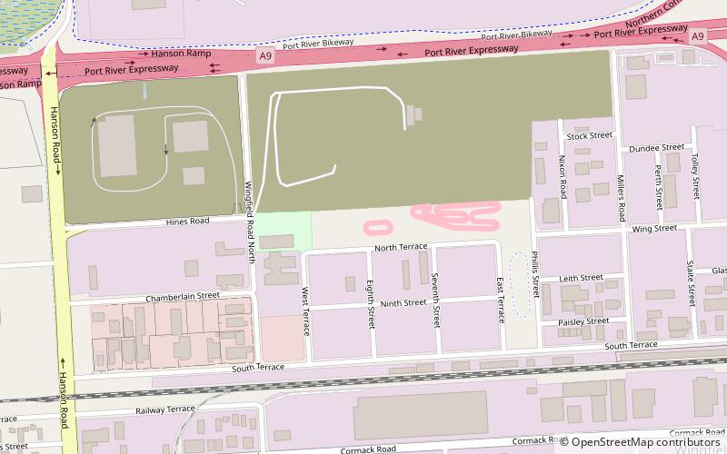 Sidewinders Speedway location map