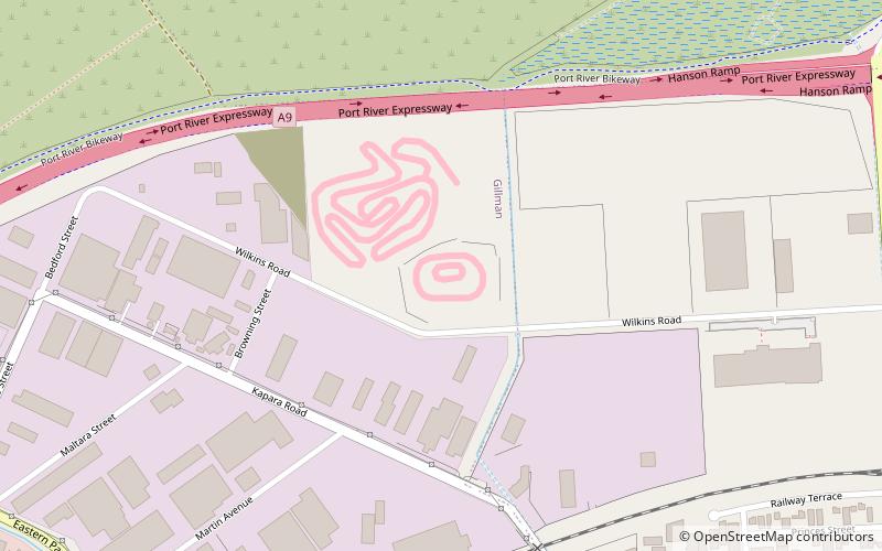 Gillman Speedway location map