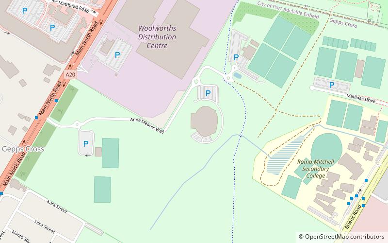 Adelaide Super-Drome location map