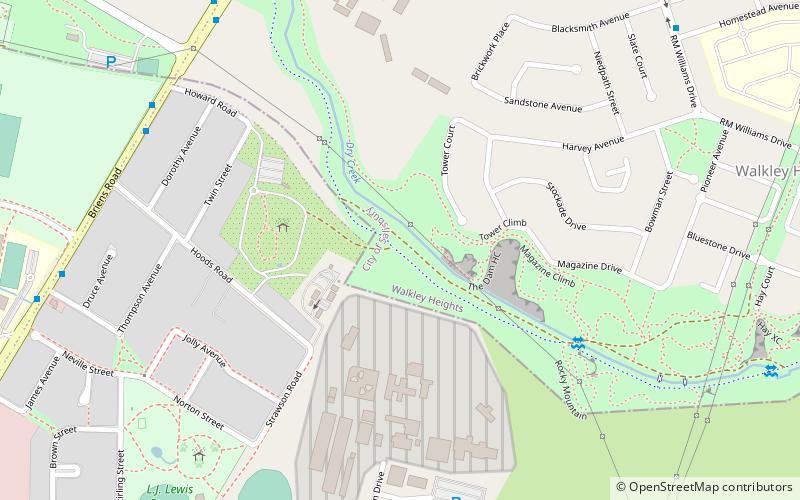 stockade botanical park adelaide location map