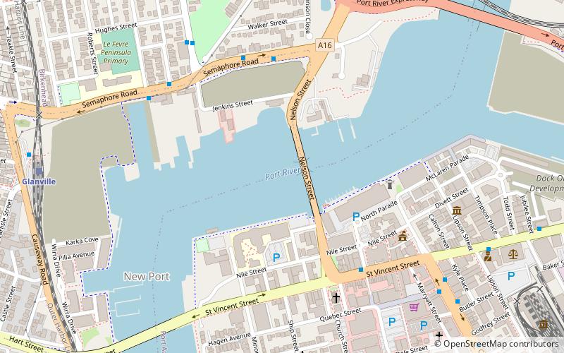 Birkenhead Bridge location map