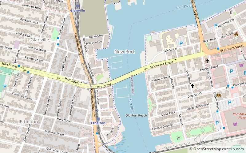jervois bridge adelaide location map