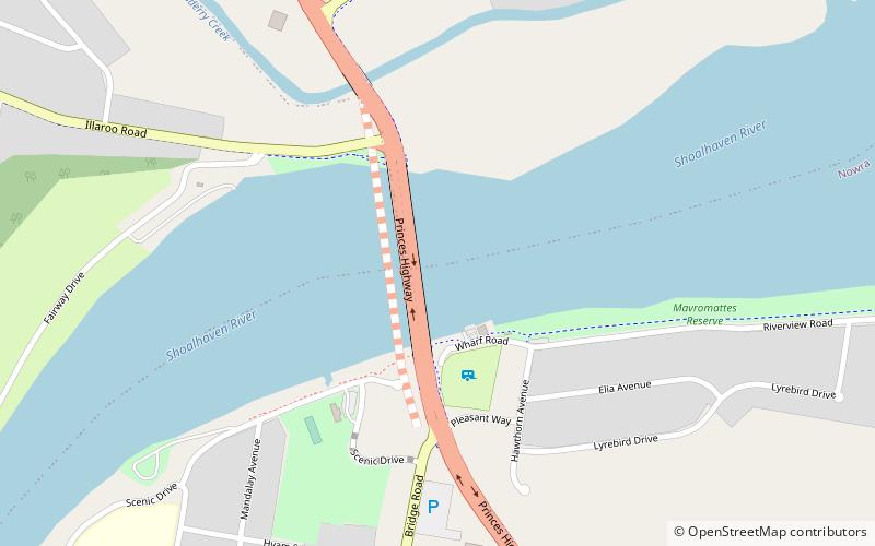 Nowra Bridge location map